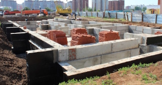 Фундаменты промышленных зданий в Климовске цена от 24720 руб. - заказать строительство фундамента промздания под стальные колонны